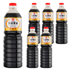 丸莊醬油 銀標調合醬油, 1L, 6瓶