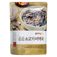 gomgom 牛肉海帶湯, 500g, 4包