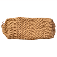 沐慕家居 提花布掛式衛生紙套, 咖色, 2袋