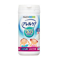 Asahi 朝日 可爾必思 阿雷可雅 L-92乳酸菌 葡萄口味, 850mg, 60顆, 1罐