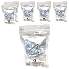 CS 凱馺國際 幼幼3D立體醫用口罩, 蘿蔔兔MINI 藍色, 20片, 6包