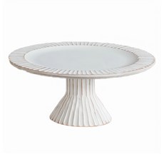 Co-Labo 蛋糕高台/木紋置物台 柚木材質 約22 x 9.5cm, 防舊白木紋, 1個