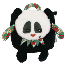 LES DEGLiNGOS 立體造型後背小童包 Cototon純棉梭織&Polyester聚酯纖維, 25 x 25 x 5cm, 熊貓洛托托斯