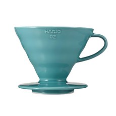 HARIO 好璃奧 V60湖水綠02彩虹磁石濾杯EX, 55g 湖水綠, 1組