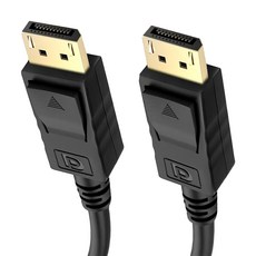 UniSync DisplayPort 公對公鍍金傳輸線 1.8M 1080P高畫質 24K鍍金接頭, 1條