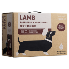 Doggy Willie 小犬威利 覆盆子燉蔬 全齡犬適用 強化皮膚彈性, 羊肉, 800g, 1盒