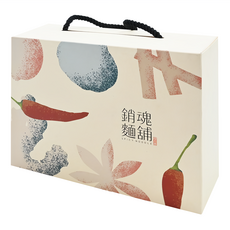 大師兄銷魂麵舖 禮盒組 細麵113g x 2包 + 粗麵118g x 2包 + 花生麻醬麵118g x 2包, 6包