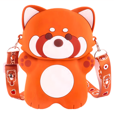 Q UNCLE 立體小熊貓矽膠防水收納包, 14.7 x 20 x 8.1cm, 立體小熊貓, 1個