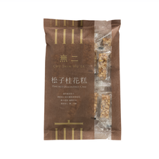 無二 松子桂花糕 中式點心, 160g, 1袋