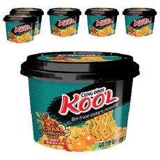 CUNG DINH KOOL 螃蟹味鹹蛋黃乾拌碗麵 海鮮搭上美味, 6入