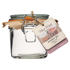 KitchenCraft 扣式密封玻璃罐 350ml - 密封保鮮，廚房收納好幫手, 1個