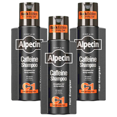Alpecin Black C1咖啡因洗髮露 黑色經典, 250ml, 3瓶