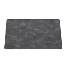 JUST HOME 牛皮紋路防水餐墊 - 多色可選, 30 x 43cm, 灰色, 1組