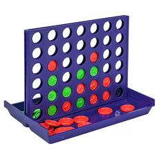 益智大四連棋, 雙人對戰 提升邏輯能力 垂直排列 增強空間概念 滑蓋設計 一體收納, 1組
