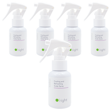 O'right 歐萊德 沁涼頭皮清新噴霧, 輕便瓶身噴槍設計 隨身攜帶方便 調理淨化頭皮, 50ml, 5瓶