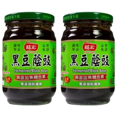 龍宏 黑豆蔭豉，無添加焦糖色素 無添加防腐劑, 400g, 2罐