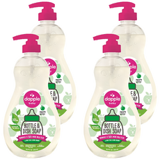 dapple baby 奶瓶及餐具清潔液，500ml, 4瓶