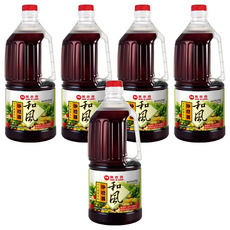 萬家香 和風沙拉醬 日式蔬菜佐料, 1.5L, 5瓶