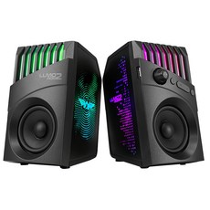 ARMAGGEDDON LUMO 2 USB 2.0立體聲RGB多媒體音箱 5.3藍牙 USB/AUX連接, 混合色