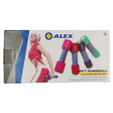 ALEX 丹力 韻律無套啞鈴, 2LB/3LB/4LB/5LB, 1組