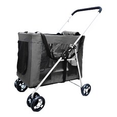 開放式寵物推車 DTC-810, 1台, 亞麻灰