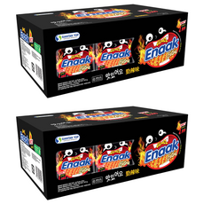GEMEZ Enaak 韓式小雞麵 勁辣味 Set, 入口酥脆 辣粉十足, 672g, 2盒