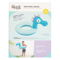 QUUT 泳圈 55cm 22吋 耐用優質乙烯基, 海馬, 1個