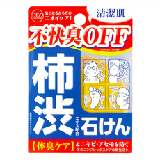 COSMETEX ROLAND 柿渋去味石鹼，適用於臉部及身體，預防體臭、面皰、汗疹, 100g, 1個