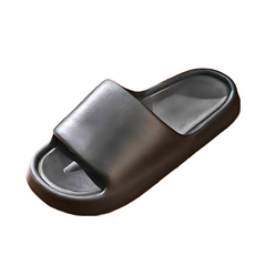 踩屎感拖鞋, EVA材質, 櫻花粉/奶油黃/時尚黑, 38~39