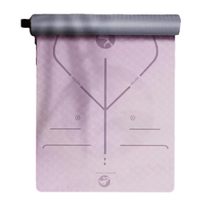 MICHAEL FITNESS 麥克健身 TPE體位線瑜珈墊 雙層防滑 丁香紫, 183 x 80 x 0.6cm, 1個