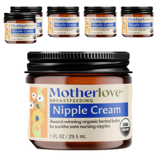 Motherlove 媽咪樂哺 乳頭舒緩霜 有機草本配方 舒緩乳頭, 29.5ml, 6個