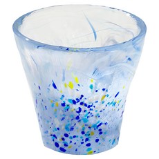 TOMI GLASS 富哨子 手作浮世自由杯, 江戶藍, 1個