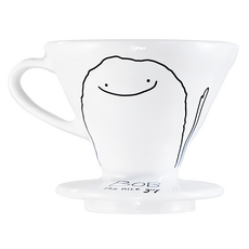 HARIO 好璃奧 V60 歐歐濾杯 BOB聯名款, VDC-02-W-Oh-A 1~4杯, 1個, 1~4杯