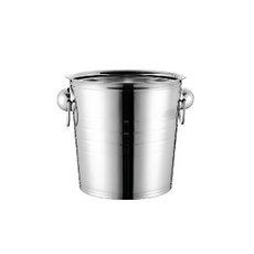 不鏽鋼冰桶 銀色, 5L, 1個