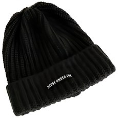 秋冬必備男女可戴保暖毛帽-1HX款 遮陽帽, 40cm, 時尚黑