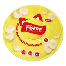 FULED 福樂迪 清涼降暑寵物凝膠冰墊, 1個, 圓形薯片