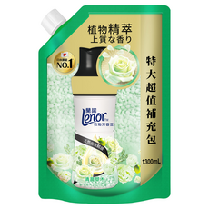 Lenor 蘭諾 衣物芳香豆 清晨草木 特大補充包, 1包, 1.3L