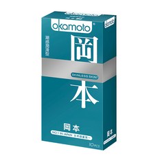 okamoto 岡本 衛生套 潮感潤滑型, 10個, 1盒