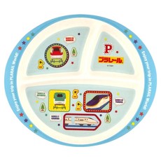 Skater 竹纖維美耐皿分隔餐盤 3格 430ml, 1個, 鐡道王國