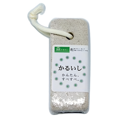 ISHIHARA 石原商店 天然素材浮石 去角質專用 大, 細密氣孔 溫和去除老舊角質 雙面磨砂設計, 70g, 1入, 1個