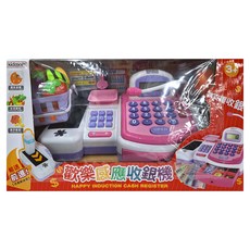 kidmate 孩子王 歡樂感應收銀機 台幣版，9大功能一次滿足, 粉色, 1盒