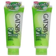 GATSBy 保濕修鬍凝膠, 205g, 2個