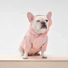 pehom 可調節式防潑水魔鬼氈雨衣(粉紅色)XL