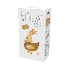 MEGA HARVEST 全麥燕麥粉 以天然燕麥研磨而成, 400g, 1盒