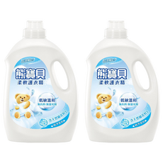 Snuggle 熊寶貝 柔軟護衣精 7合1護衣 柔軟舒適 去除靜電 含消臭成分, 3.2L, 2桶