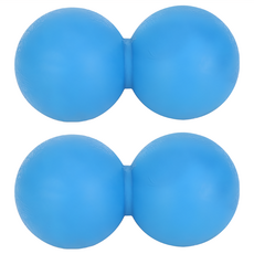 小麥購物 按摩球 雙球款 Y140 藍色 2個, 深層肌肉放鬆, 筋膜按摩