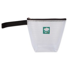 CUTE ECO 姓名標籤透明防水掛繩水杯袋, 黑色, 1個