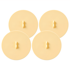 小麥購物 矽膠杯蓋/奶油系杯蓋 G671 28g, 4個, 黃色