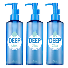 A'pieu 深層清潔卸妝油, 160ml, 3瓶