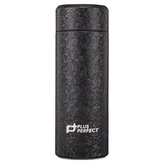 PLUS PERFECT 理想 鈦度純鈦真空保溫杯, 1個, 晶鑽黑, 350ml